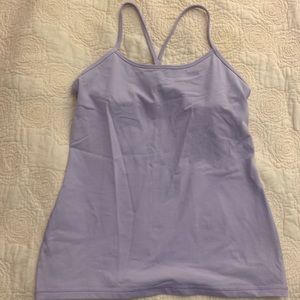 Lululemon exercise tank top with built in shelf bra.
